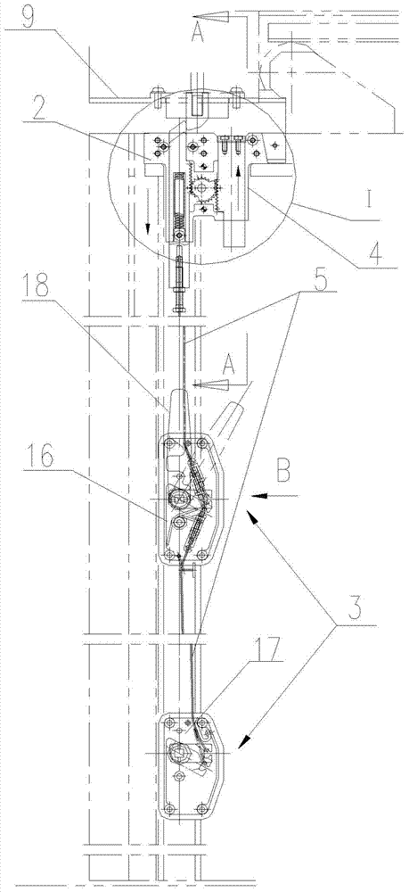 Hidden sliding door lock for railway vehicle cab