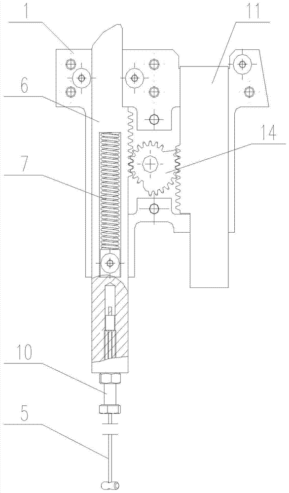 Hidden sliding door lock for railway vehicle cab