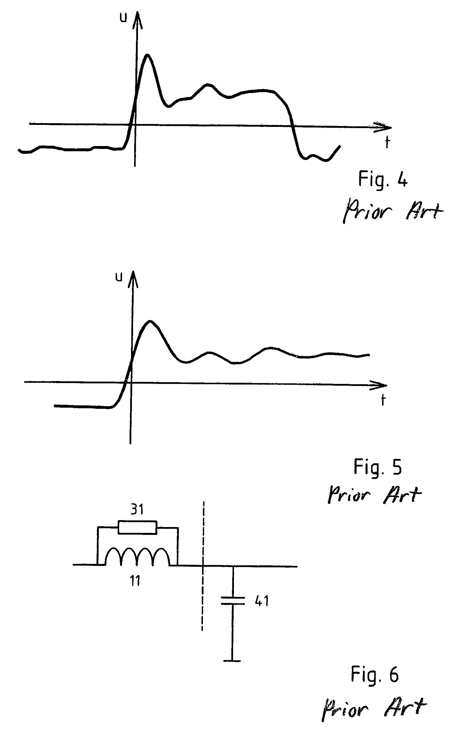 Filter network for motor control systems