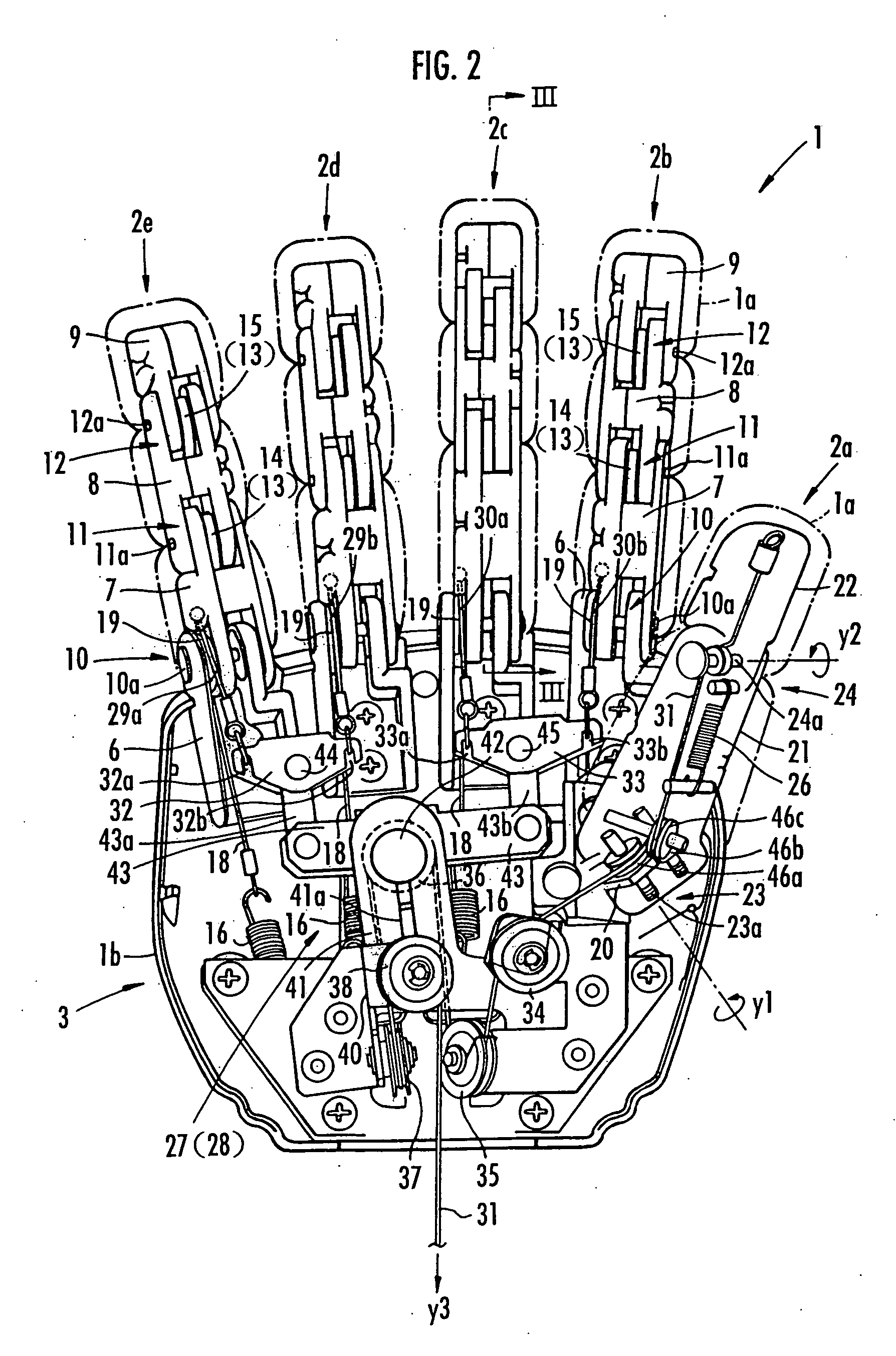 Multi-finger hand device