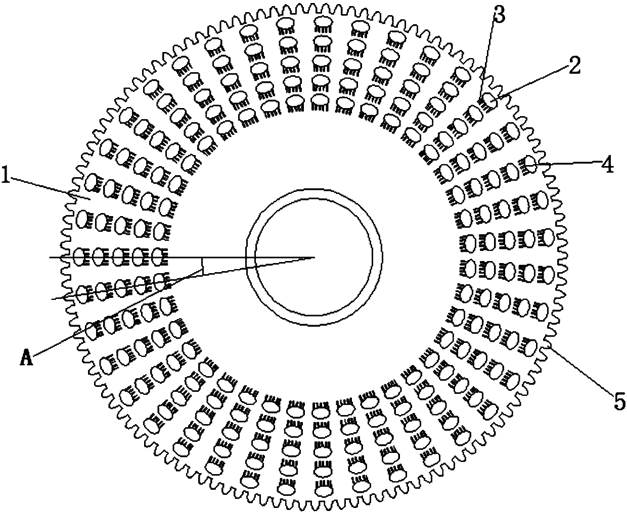 Coupling bionic double-circular disc furrow opener applicable to sticky and heavy soil