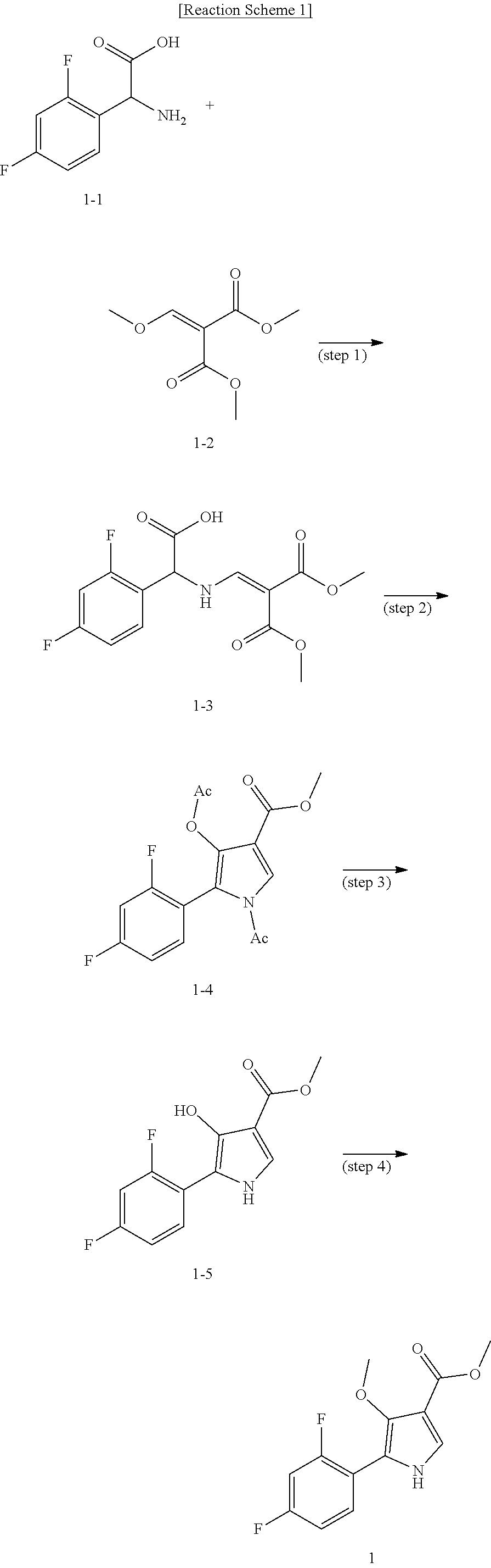 Method for preparing intermediate of 4-methoxypyrrole derivative