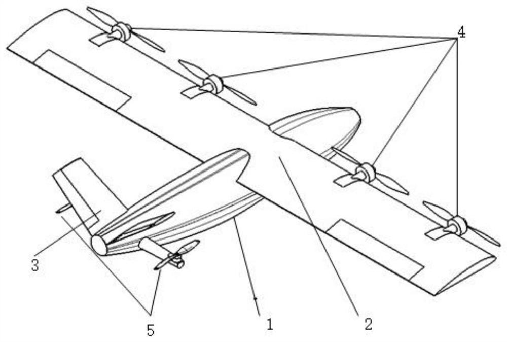 A kind of distributed power tilt rotor unmanned aerial vehicle and its control method