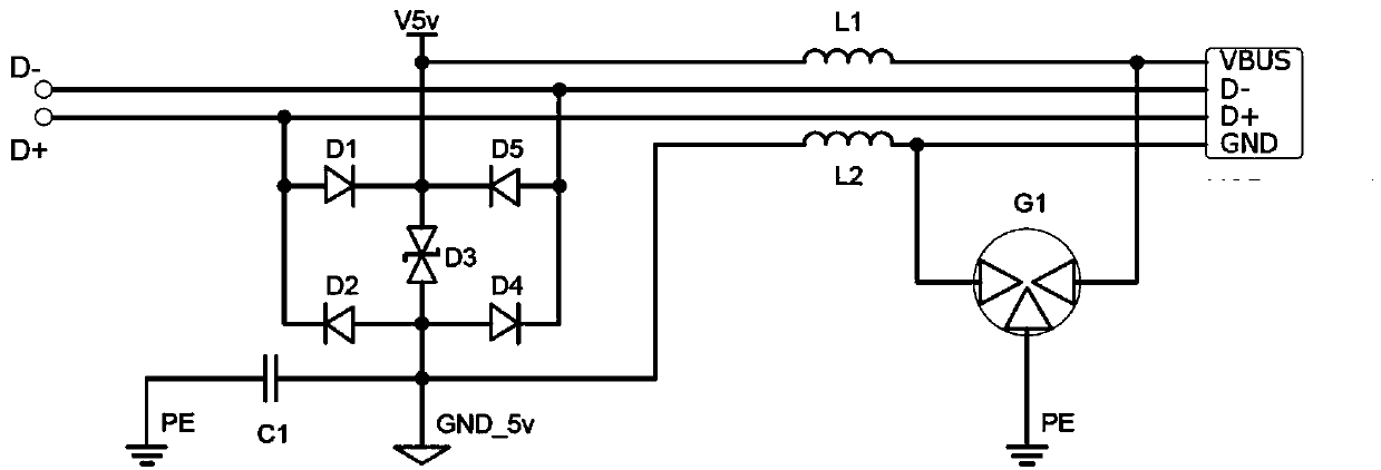 Device interface protection circuit
