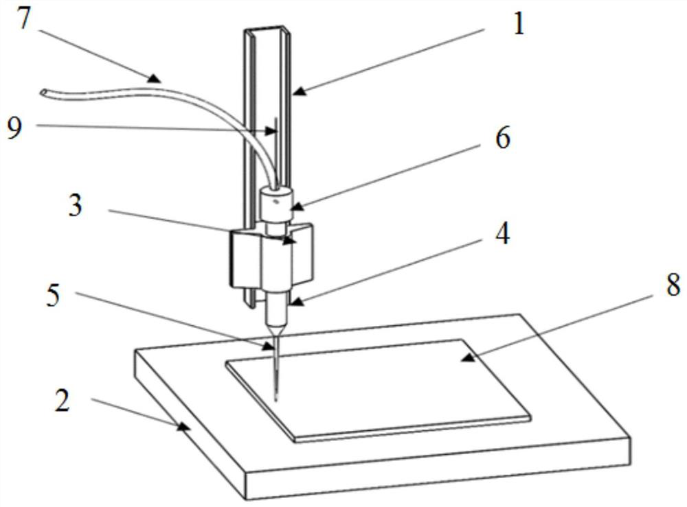 A processing method and device for high-precision microholes