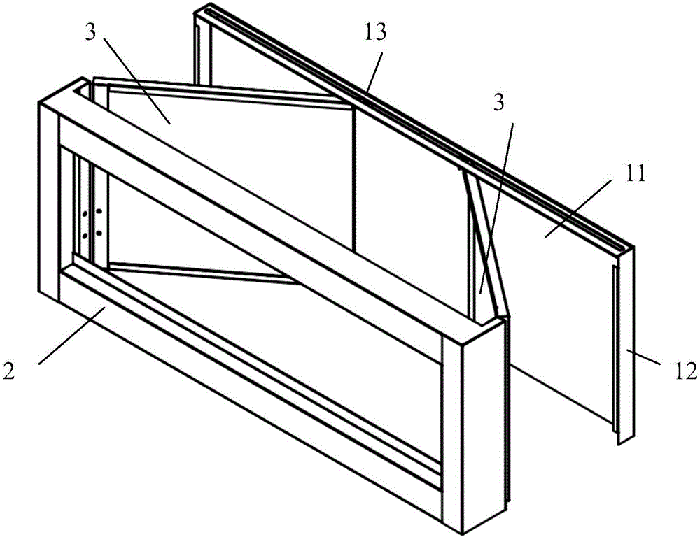 Novel collapsible box and dismounting method thereof