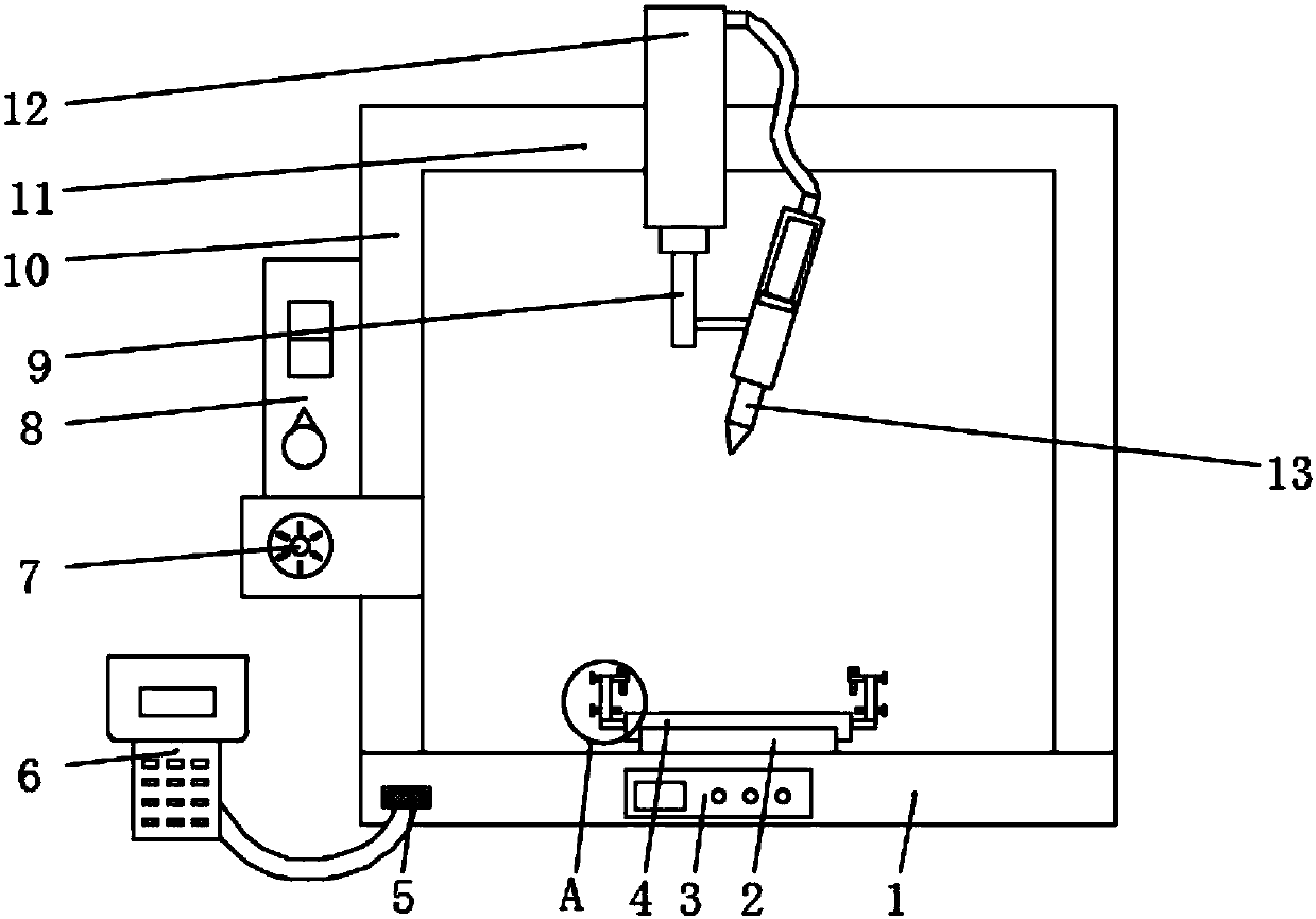 Dispensing machine for producing LEDs (Light Emitting Diodes)