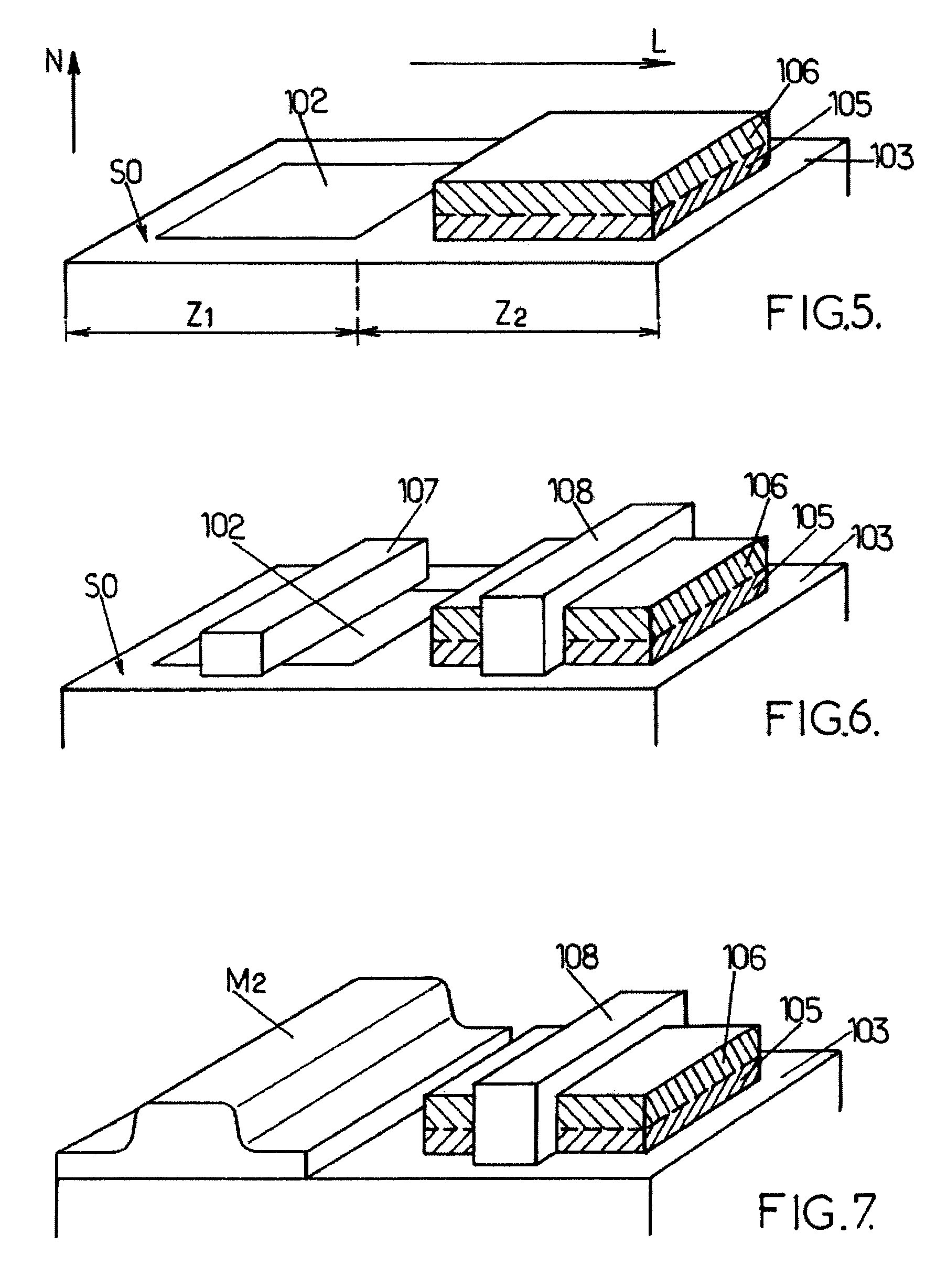 Process for realizing an integrated electronic circuit with two active layer portions having different crystal orientations