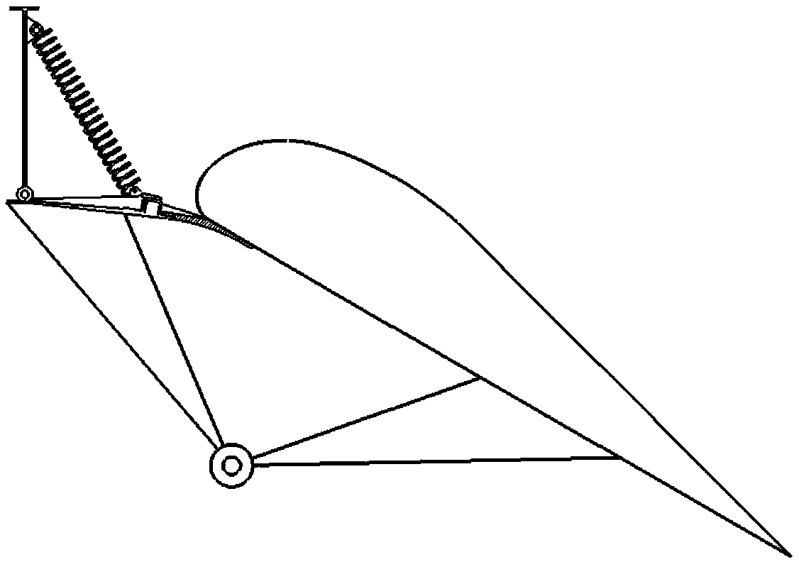 Lower aerofoil sealing structure on flexible trailing edge of aircraft