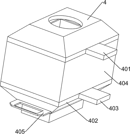 Environment-friendly bale scattering device for livestock breeding