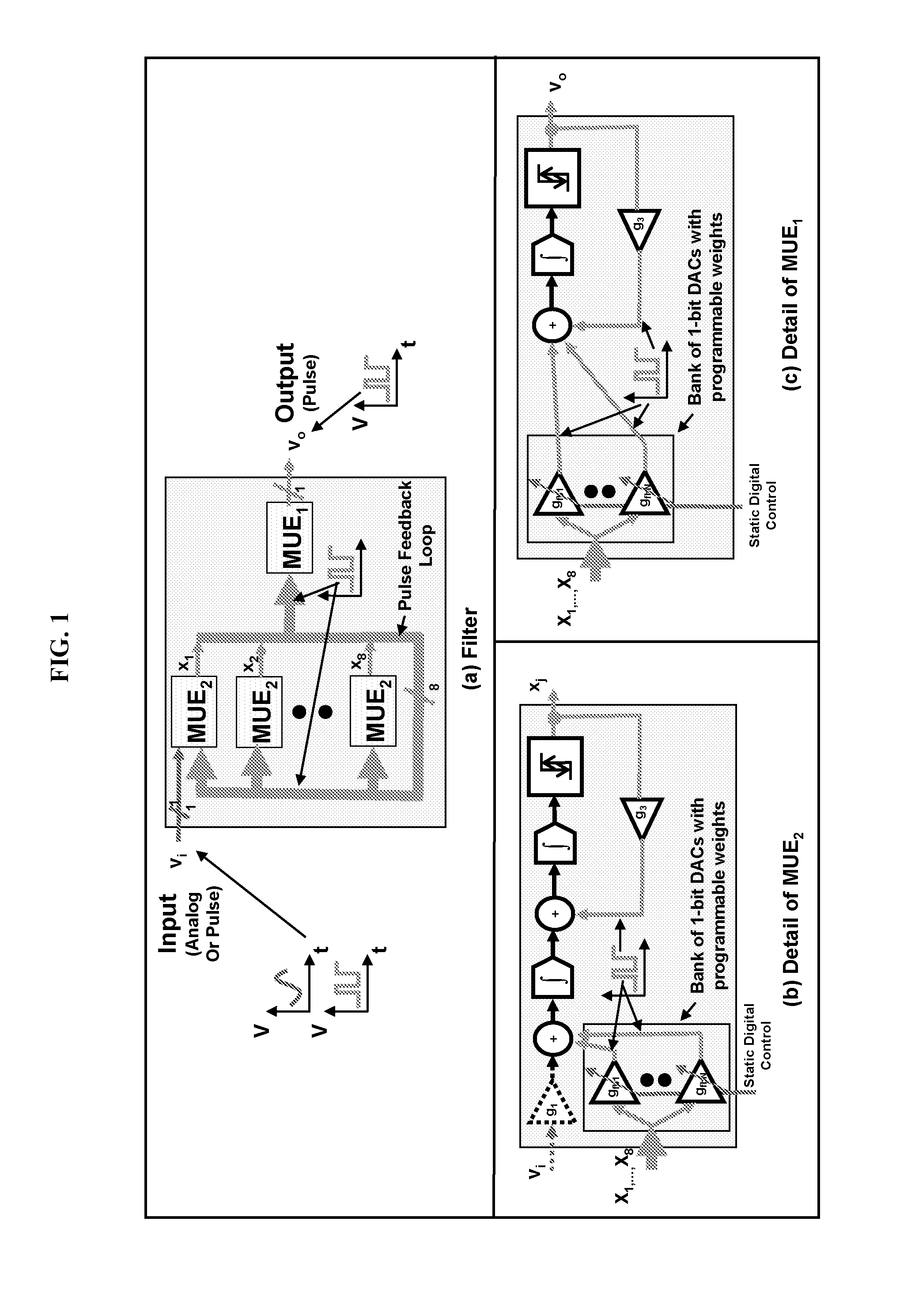Down-converter and up-converter for time-encoded signals