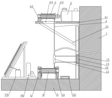 Height-adjustable outdoor air sampling device