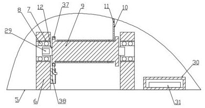 Height-adjustable outdoor air sampling device