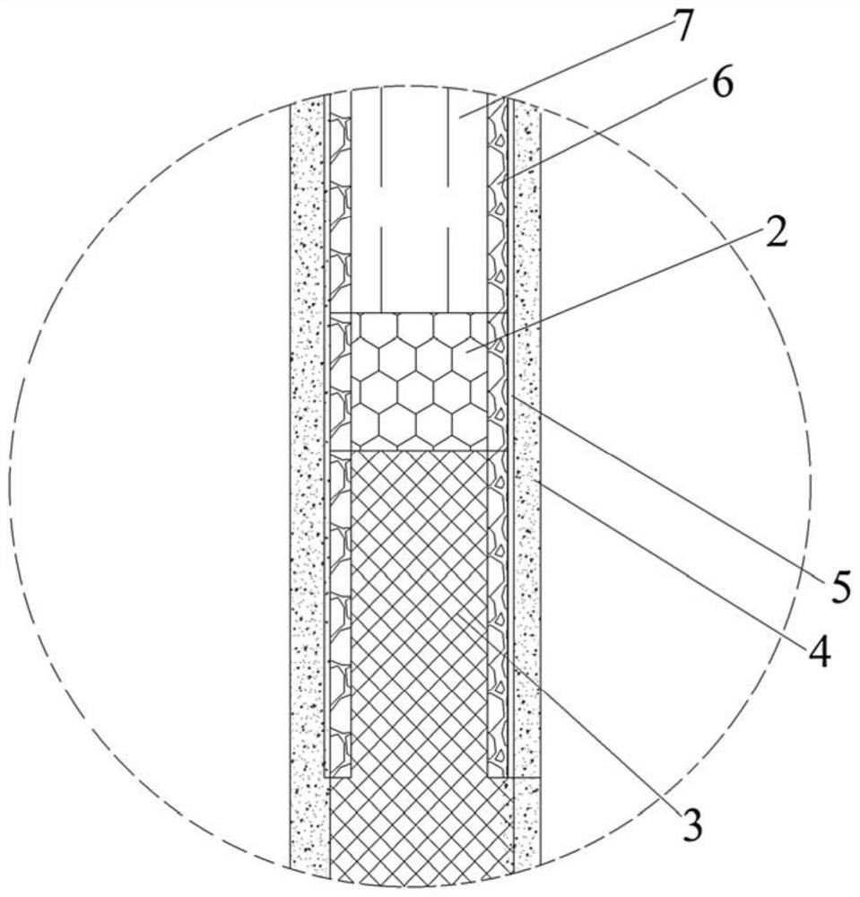 Integrated shock absorption structure of viscous damping wall and building block wall