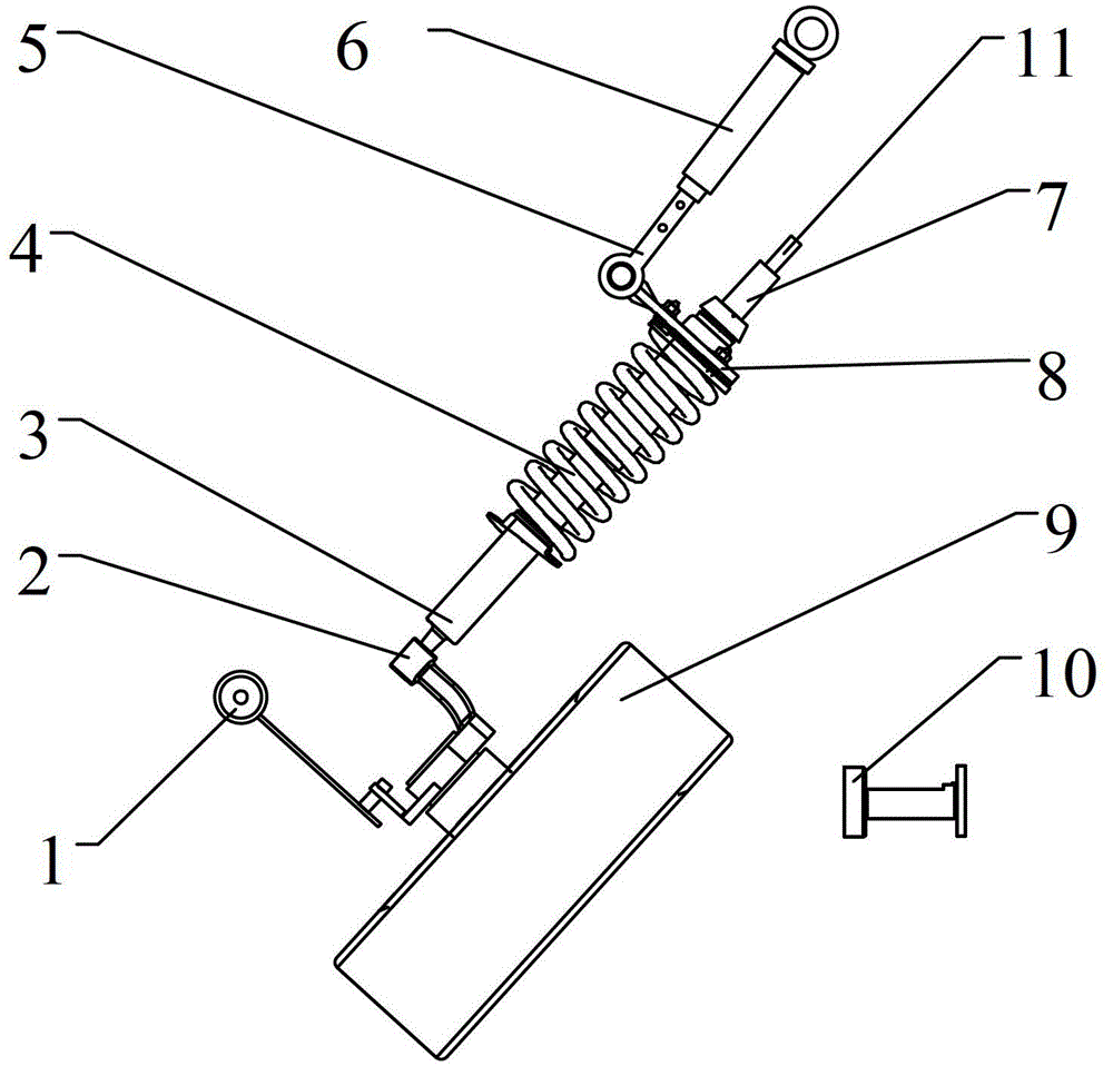 Amphibious vehicle suspension folding and unfolding mechanism