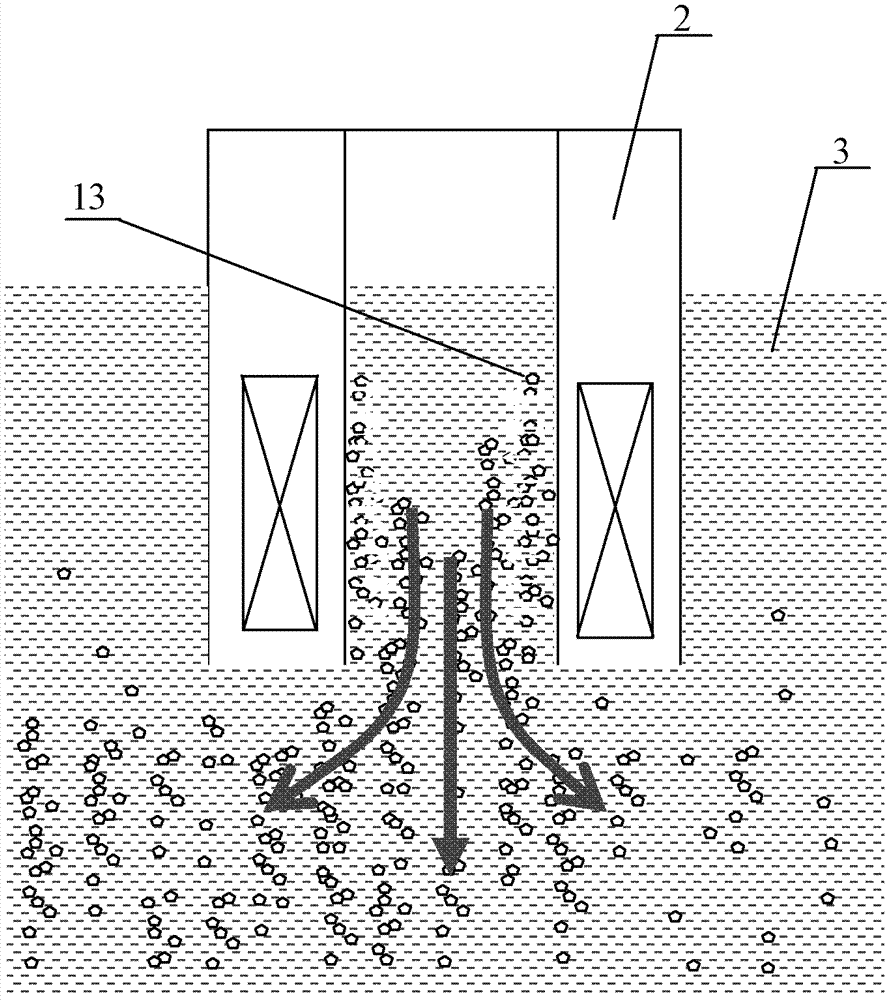 Method and device for improving metal solidification defects and refining solidification textures