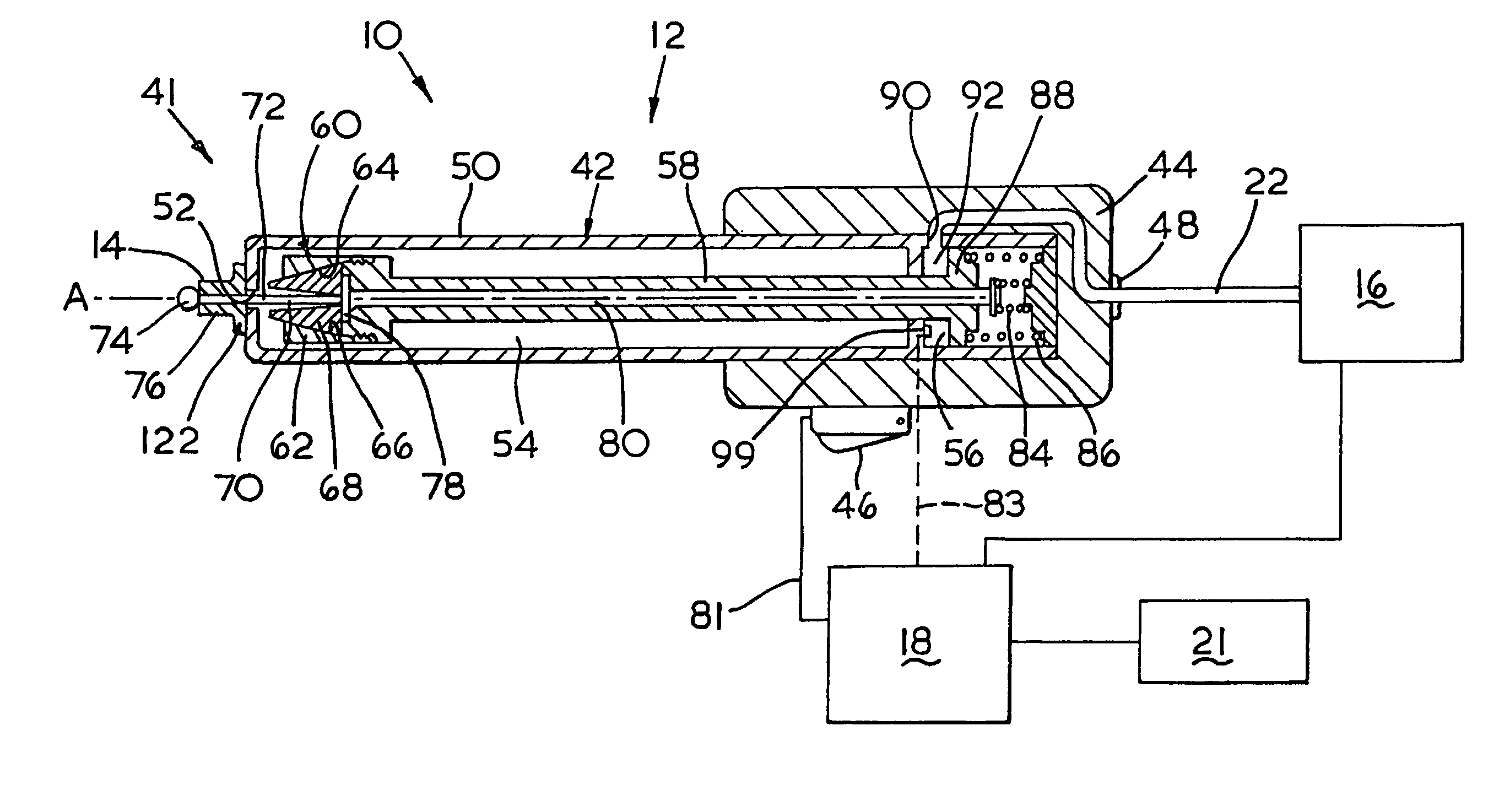 Method and apparatus for monitoring blind fastener setting