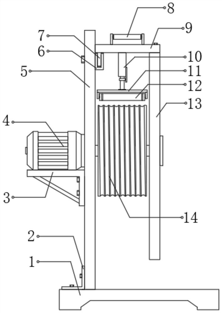 A kind of coil bracket device for installation of floor heating pipeline