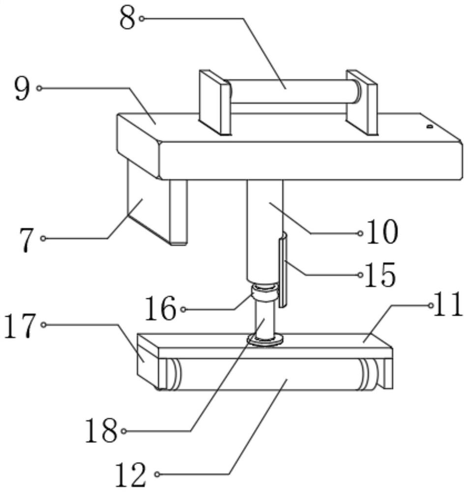 A kind of coil bracket device for installation of floor heating pipeline