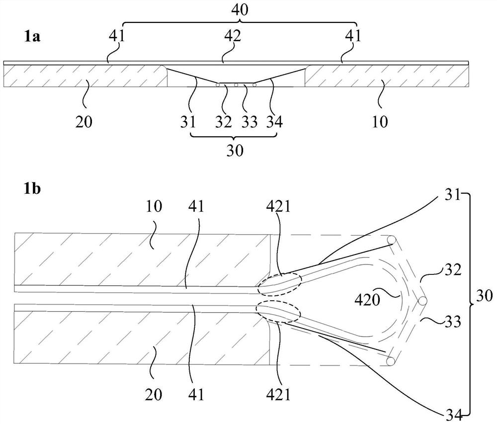 A bending device and a folding display device