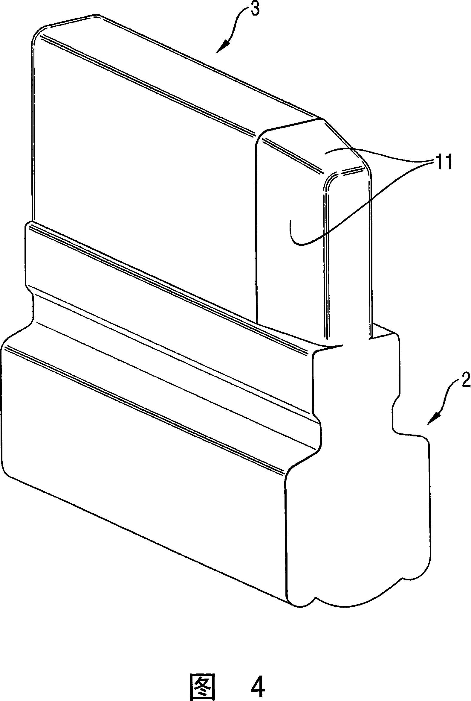 Calibrating plate for an extrusion tool for manufacturing plastic profiles