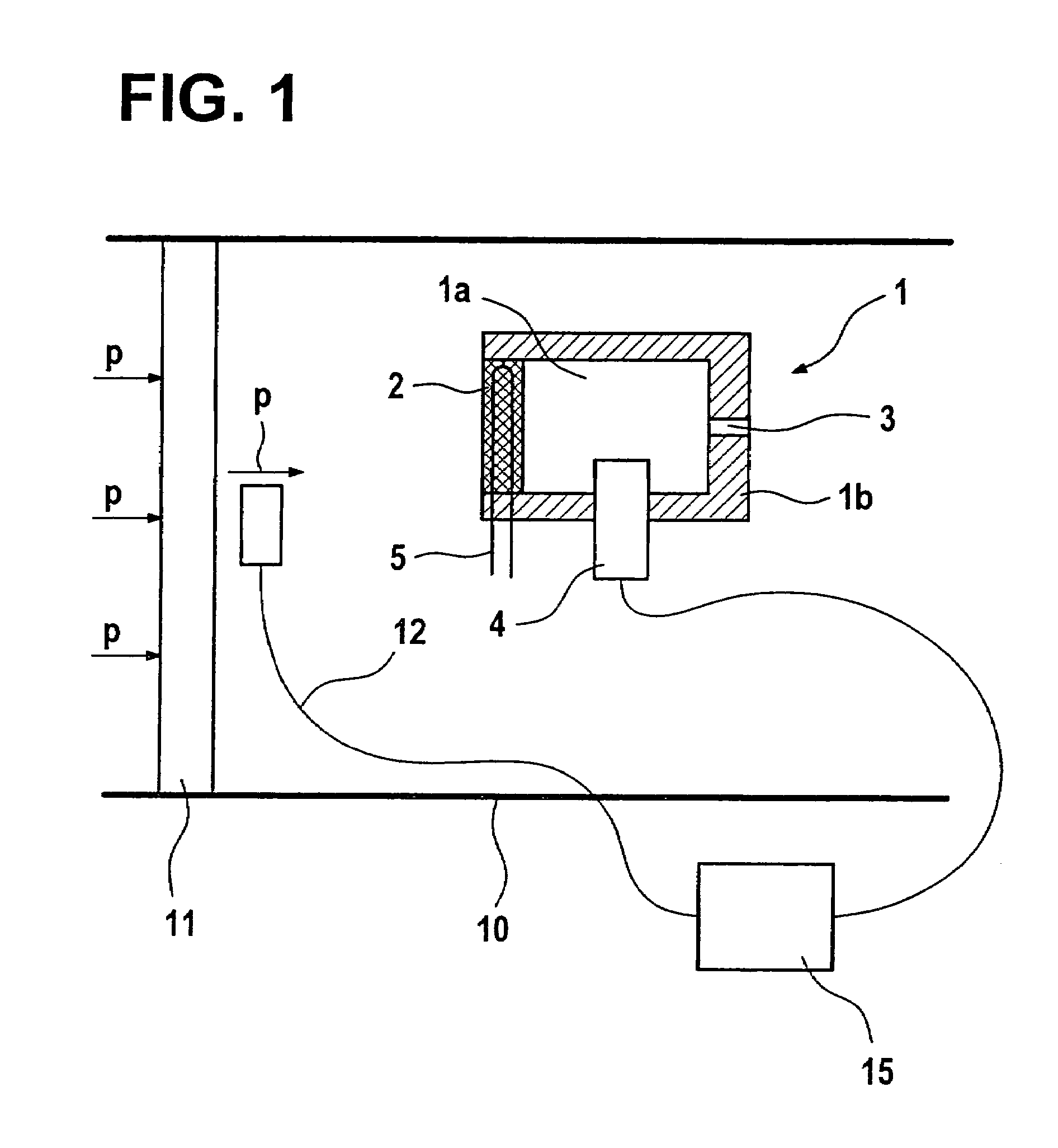 Device and method for determining a malfunction in a filter