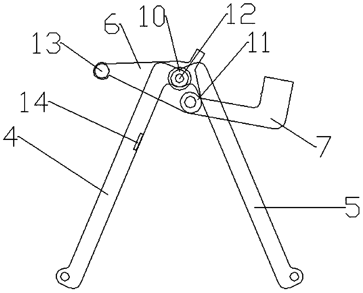 A folding and stretching mechanism