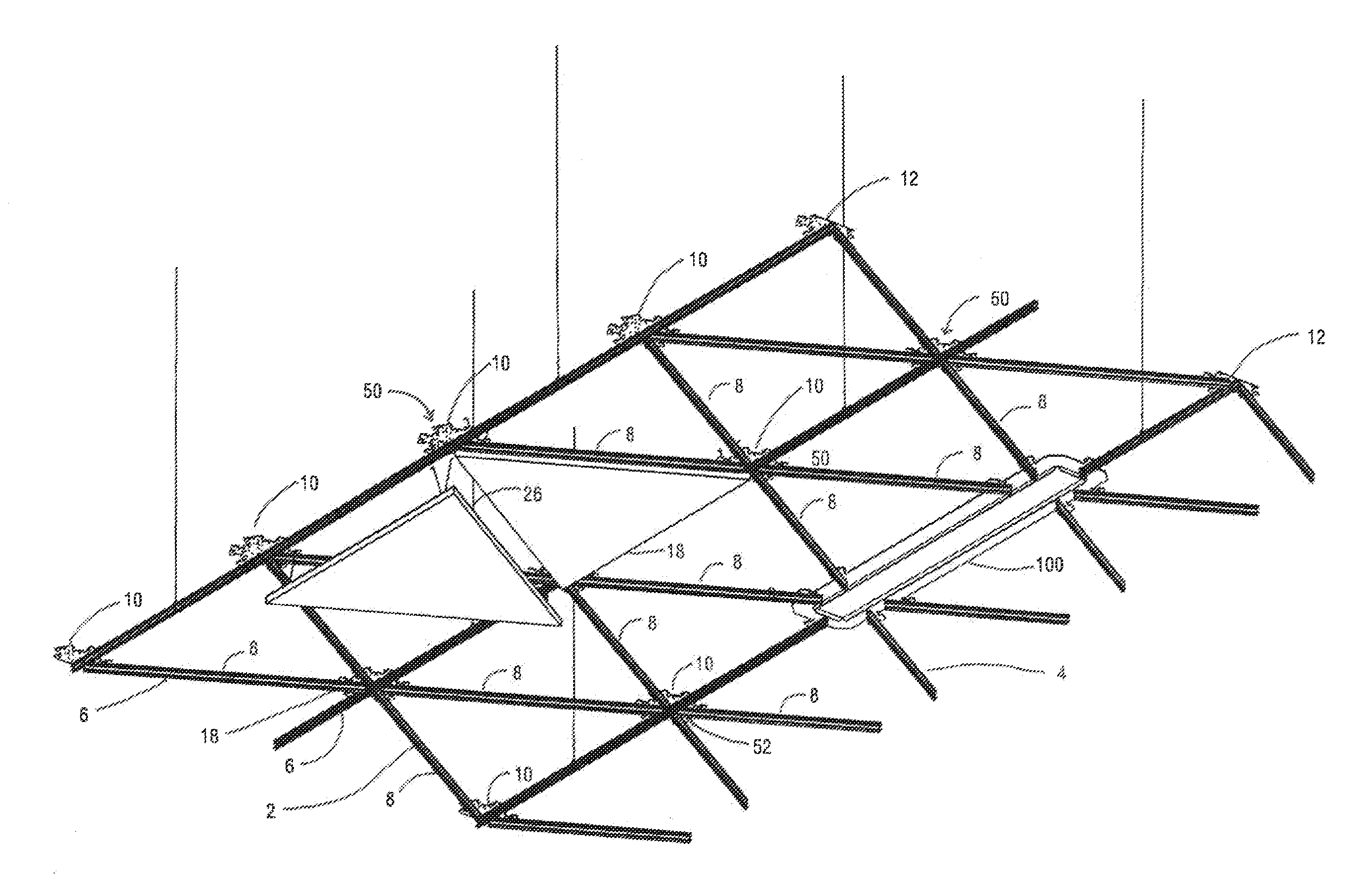 Suspended ceiling grid system