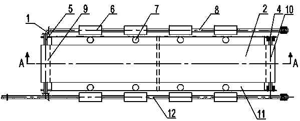 Active feeding conducting bar device of gill box