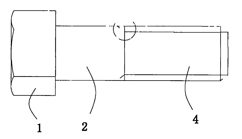 Method for improving fatigue strength of bolt through combination of bolt and connecting piece material