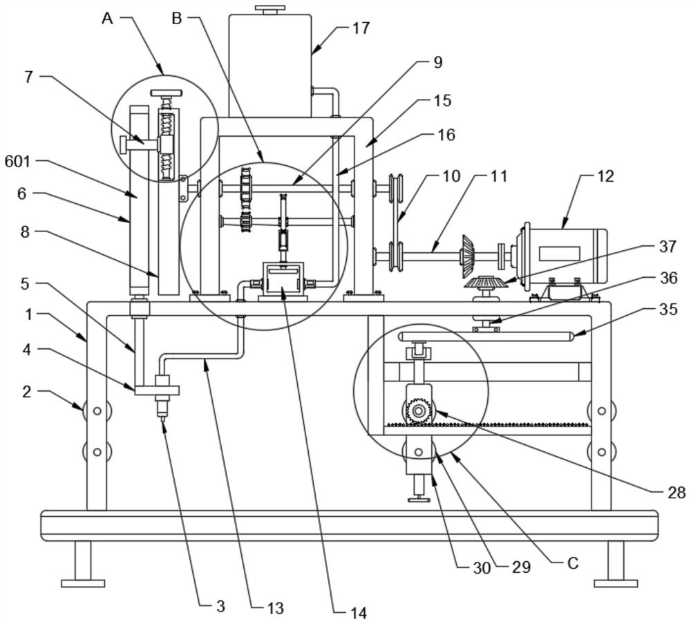 Gluing device for producing degradable adhesive tape and production equipment