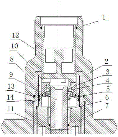 Turbine driving rotary spraying device used for assisting in lifting marine drilling platform pile shoe