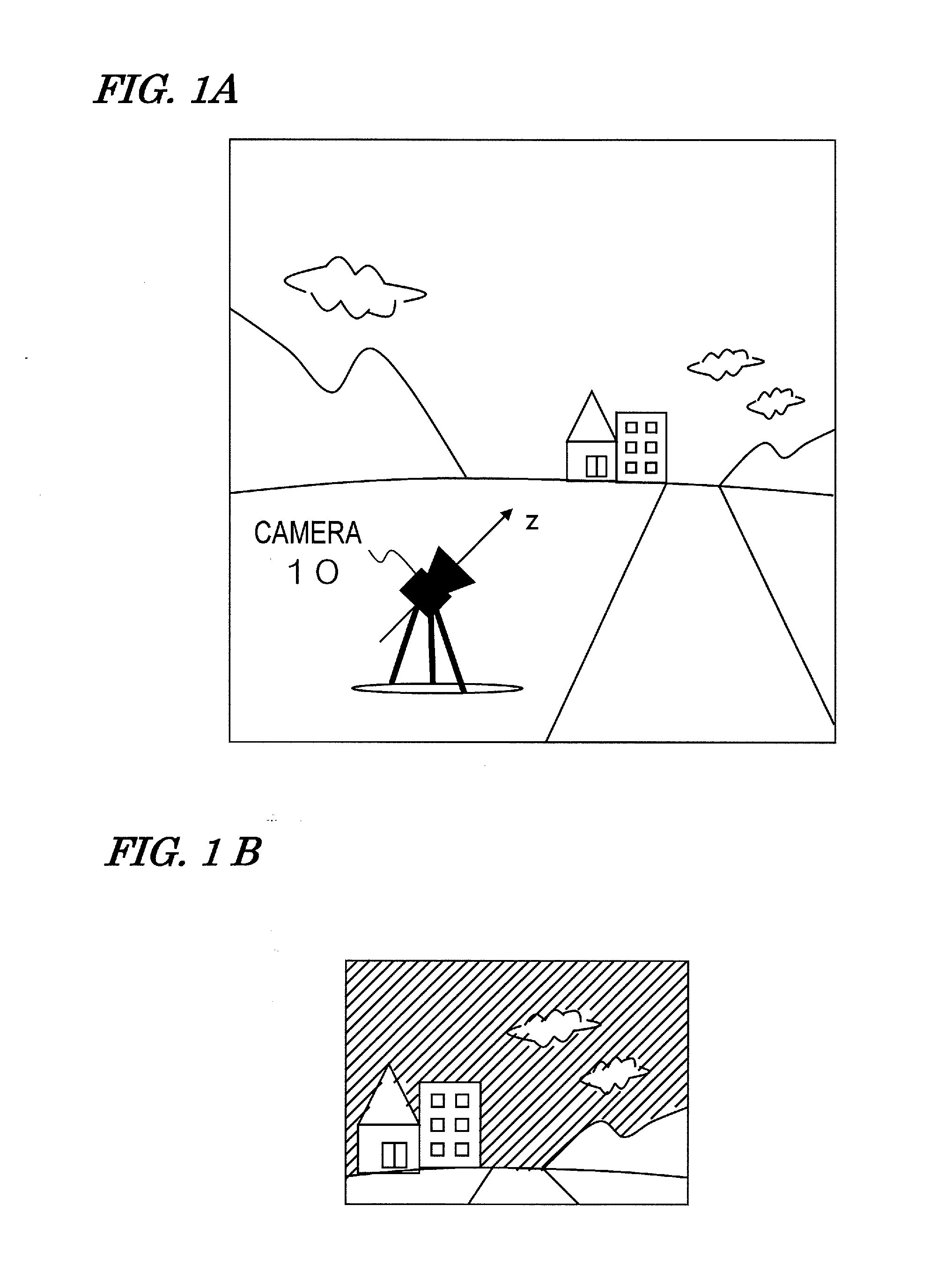 Apparatus for detecting direction of image pickup device and moving body comprising same