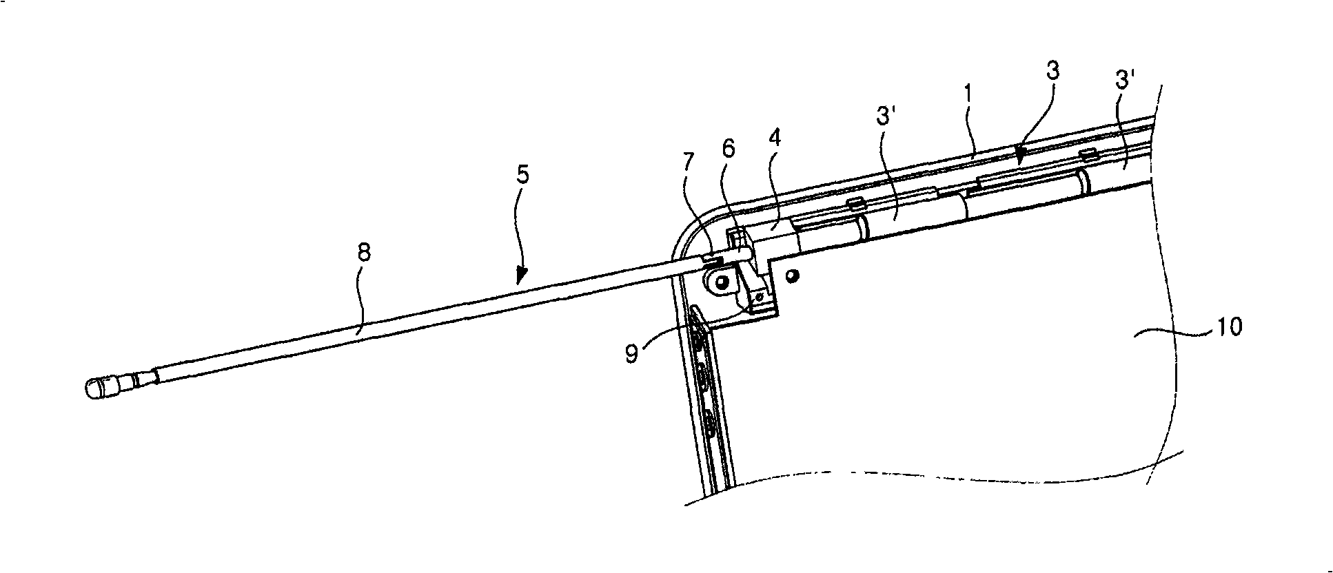 Antenna mounting structure