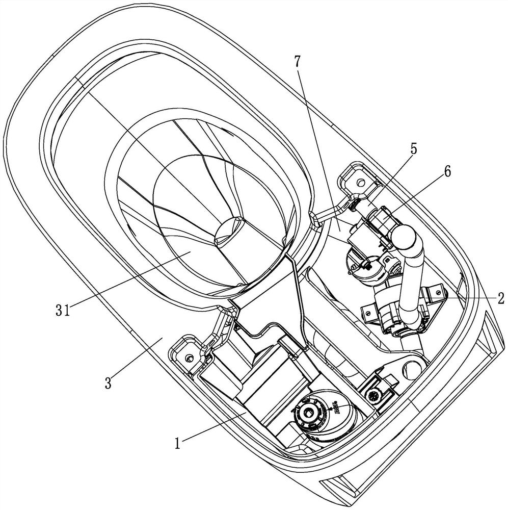 Closestool flushing system