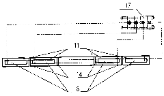 Anti-wrapping closed hydrostatic slideway structure of numerical control machine