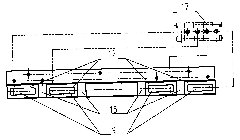 Anti-wrapping closed hydrostatic slideway structure of numerical control machine