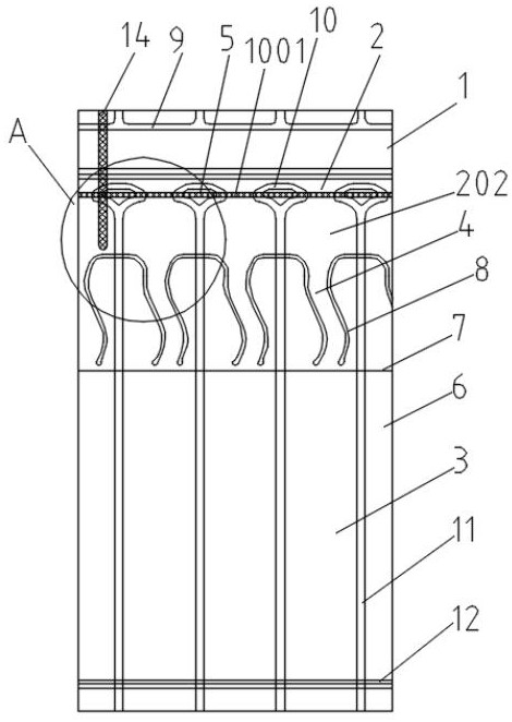 Air sealing body of valve free of heat-resistant imprinting layer and manufacturing method thereof