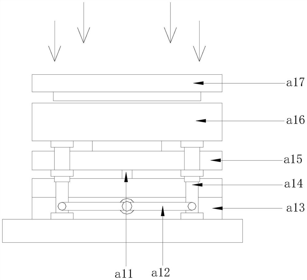 Stamping dies for protective valve brackets with ejectors based on the principle of smooth lifting