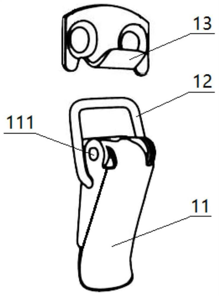 A buckle automatic fastening device