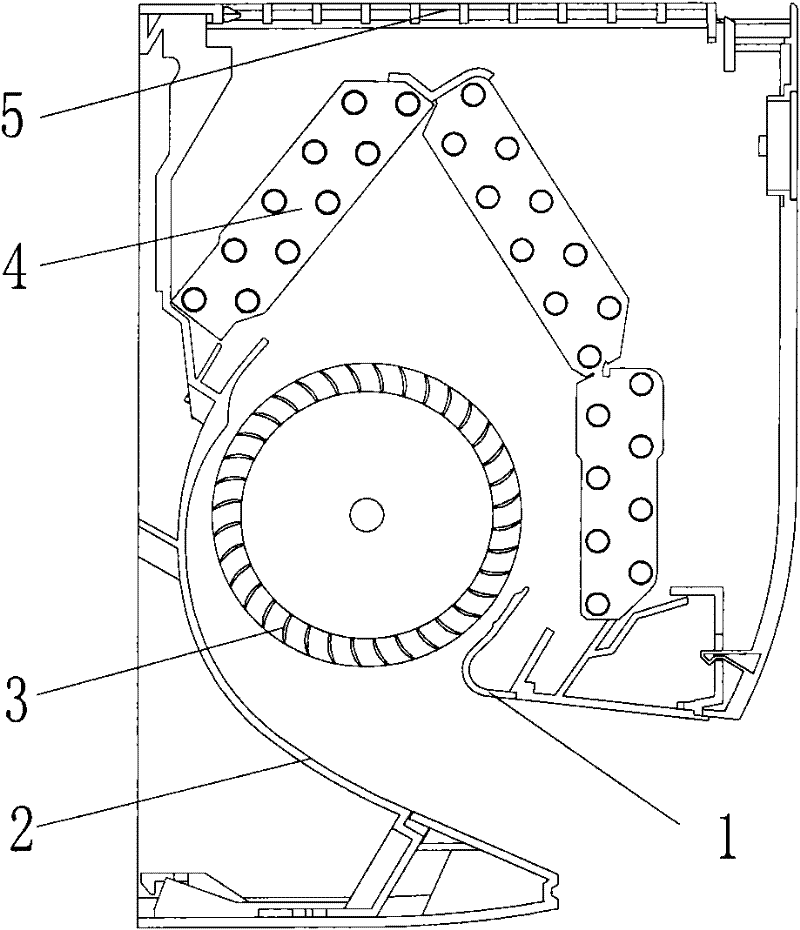 Cross-flow fan and air conditioner with same