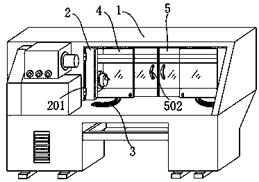 A machine tool protective cover capable of realizing secondary door opening