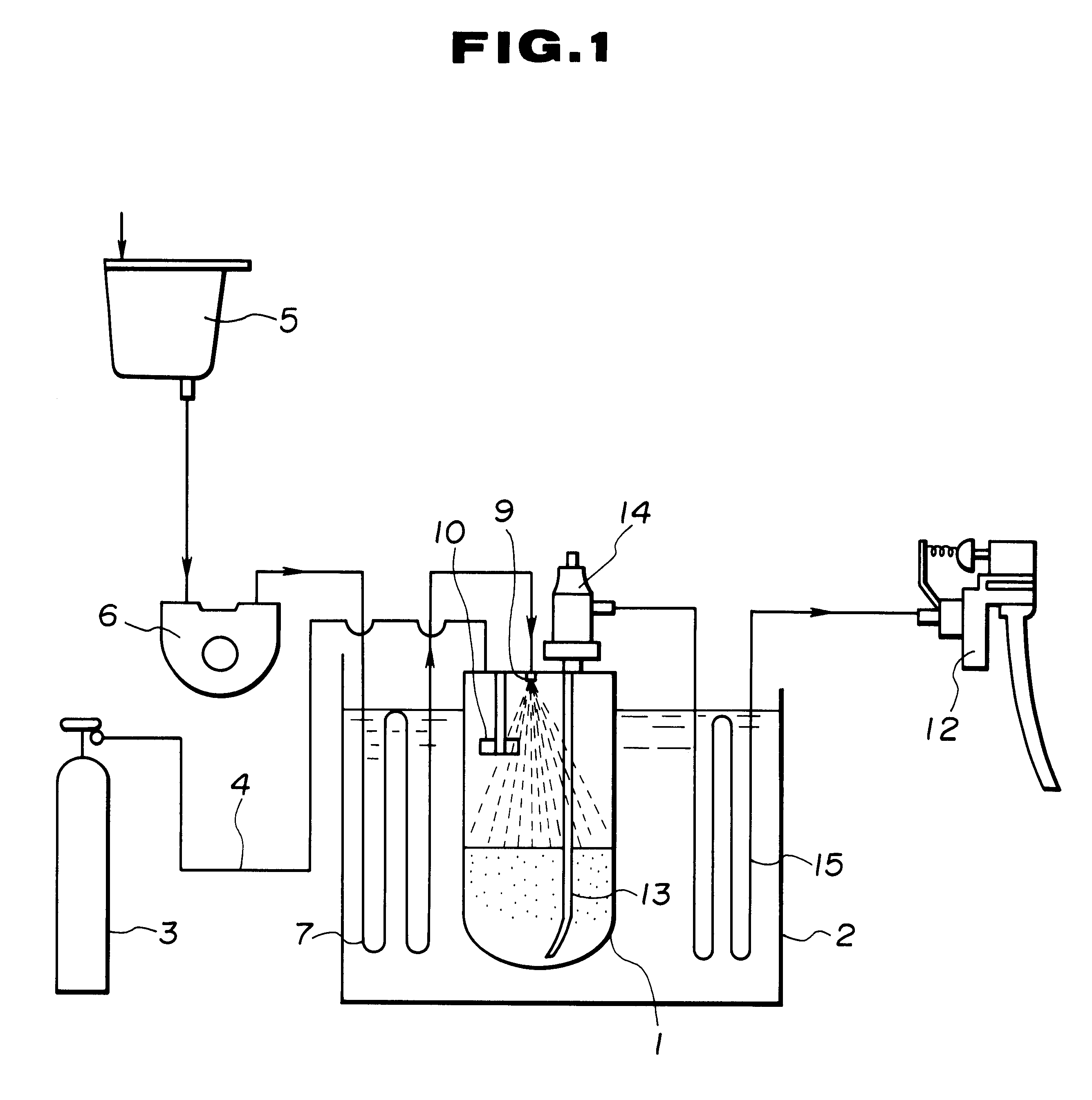 Apparatus for manufacturing carbonated water