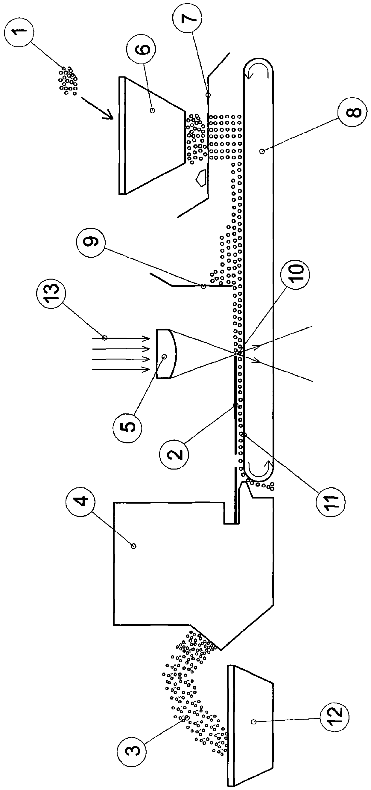 Method and device for producing crushed sand by heat treatment of desert sand as starting material