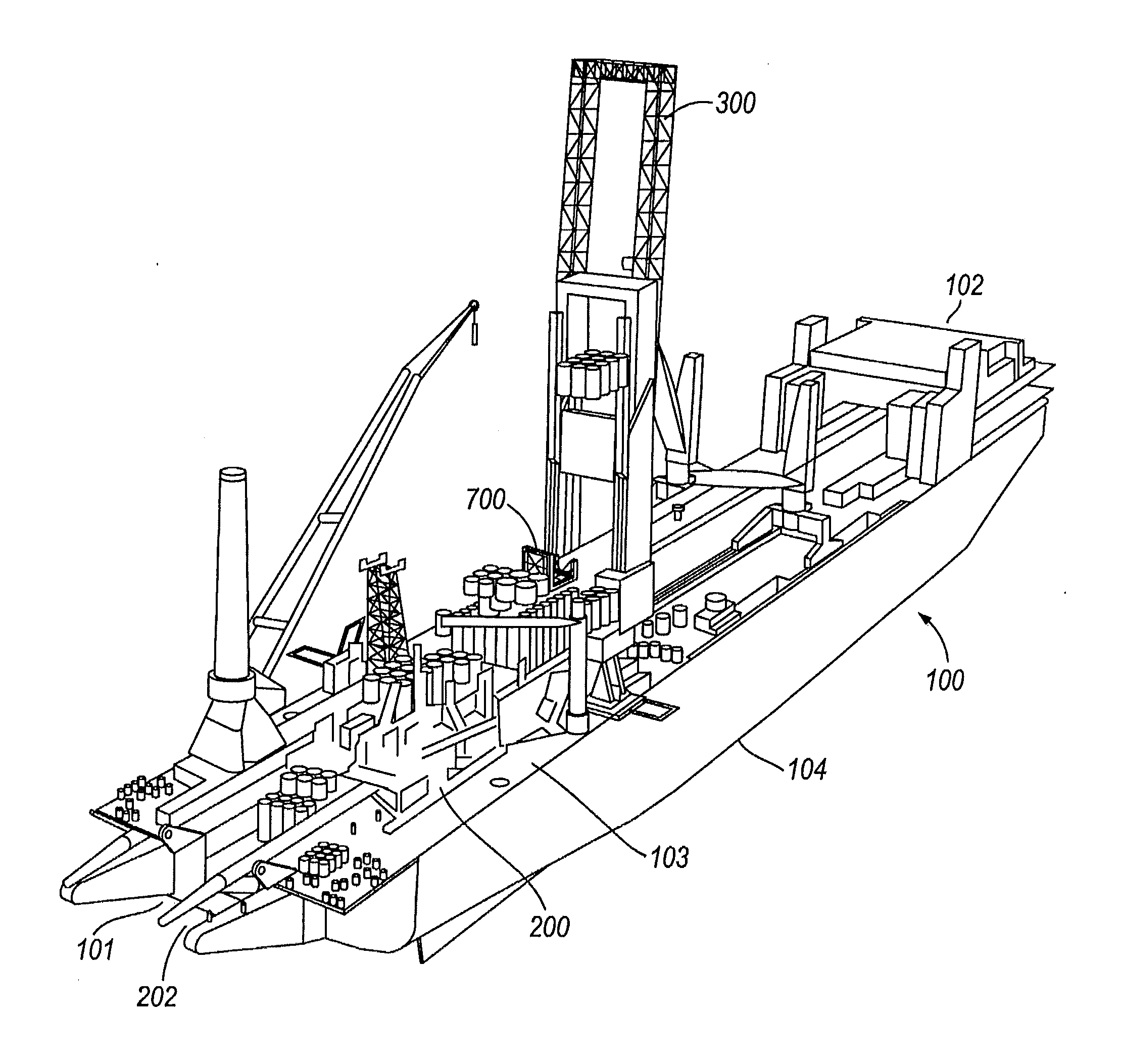 Pipe-laying vessel and method of laying a pipeline