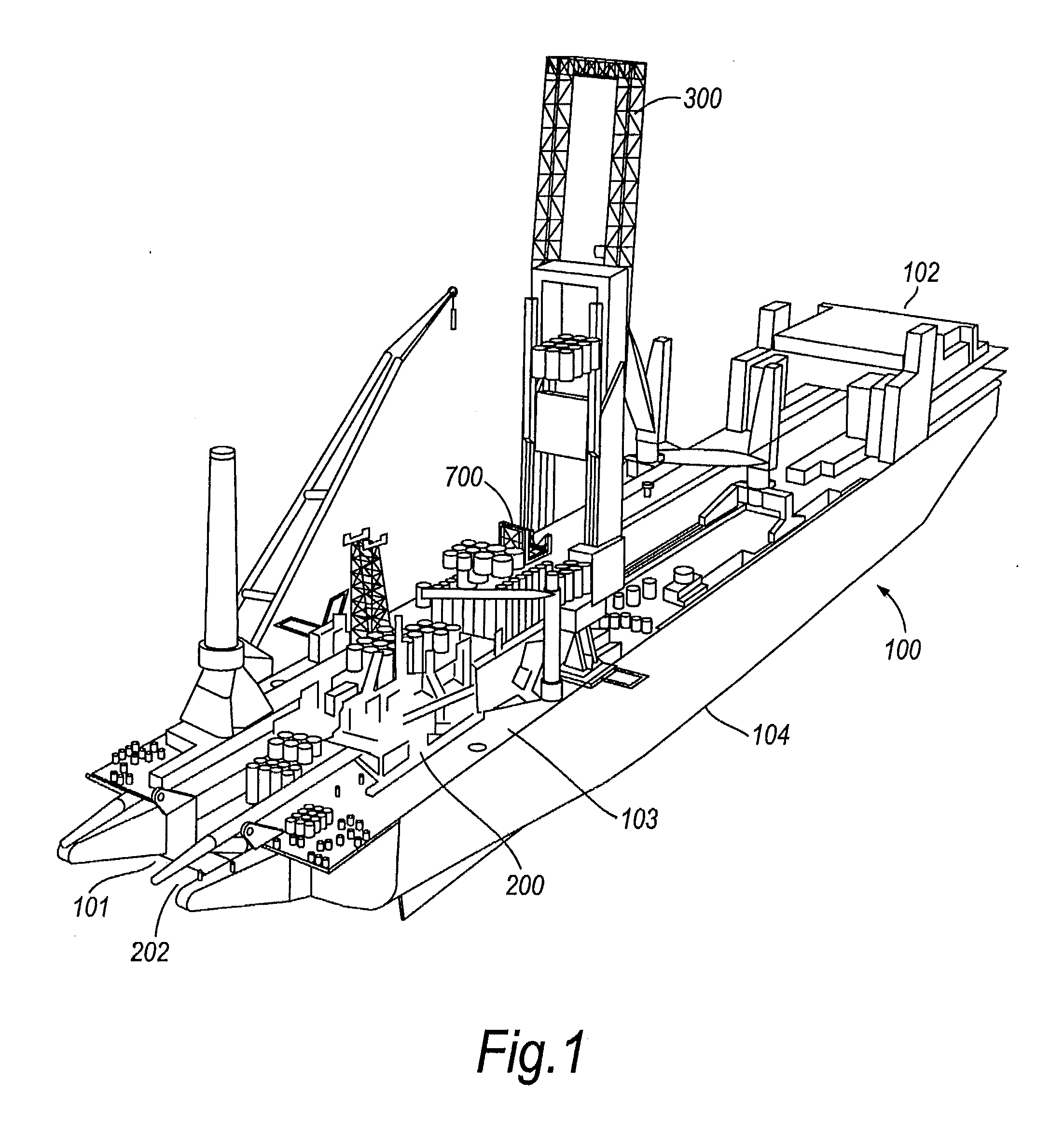 Pipe-laying vessel and method of laying a pipeline