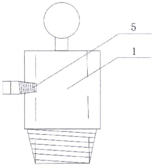 Novel grouting drill pipe and use method thereof