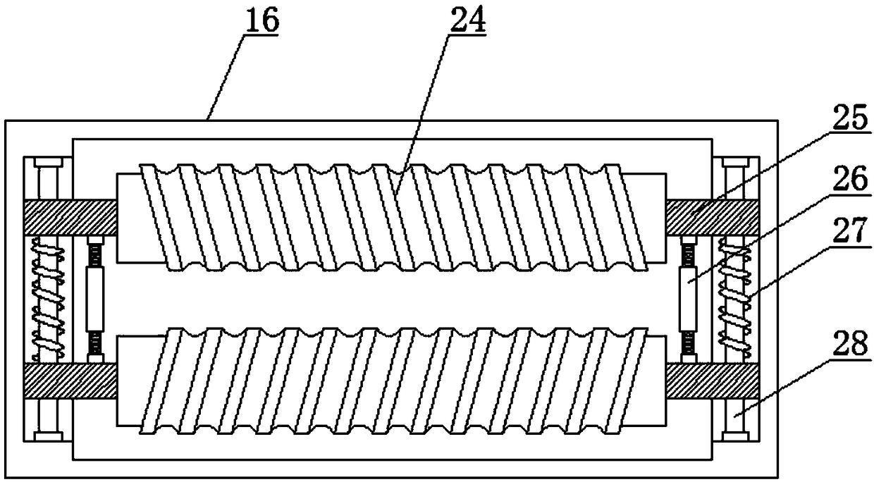 A shock-absorbing track grinding machine