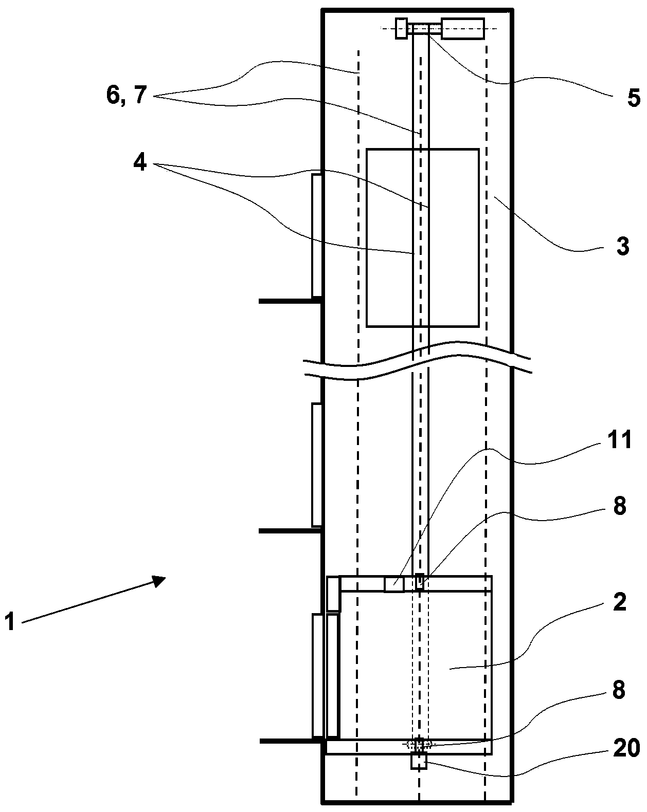 Brake device with electromechanical actuation