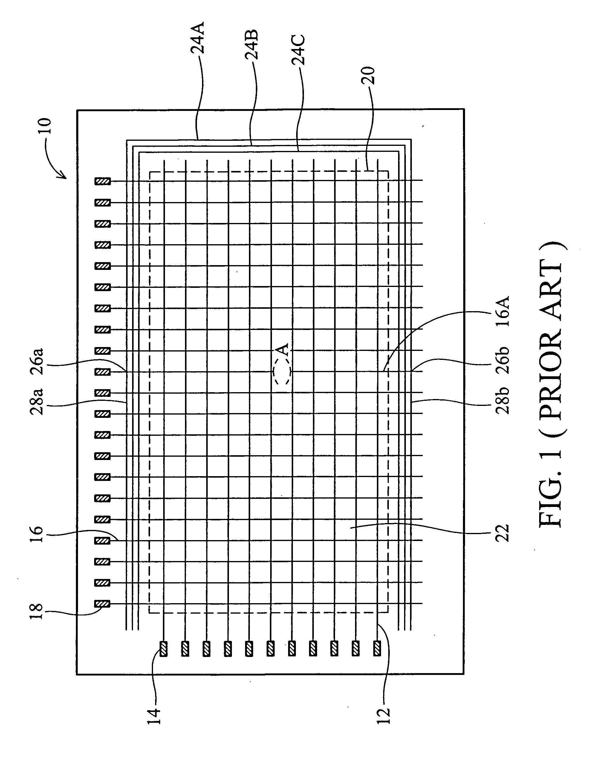 Repair method for defects in data lines and flat panel display incorporating the same